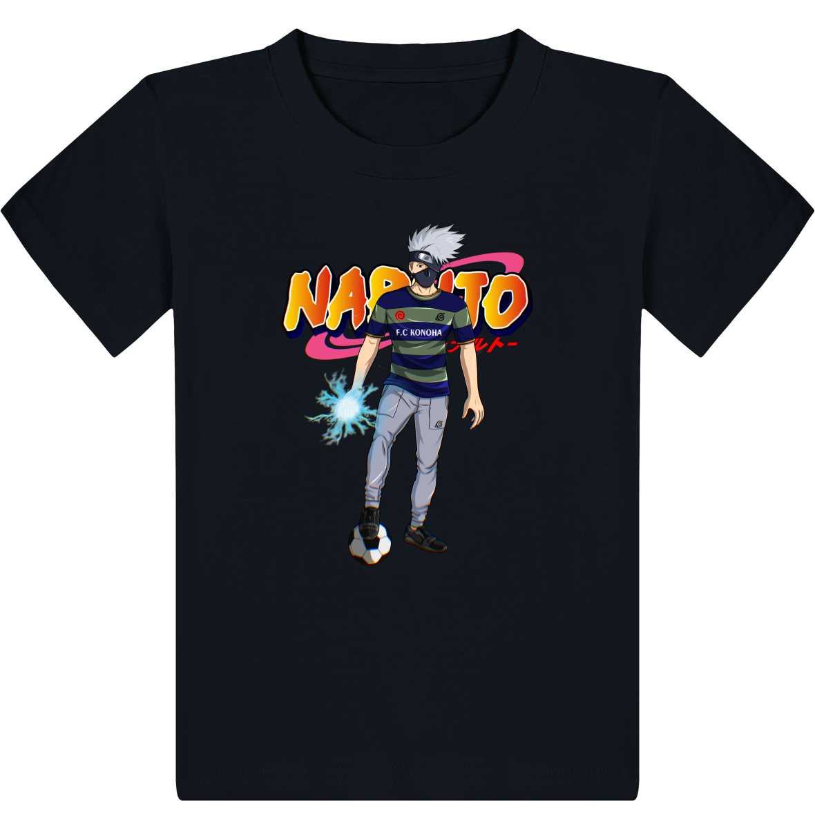 T Shirt Naruto Enfant Kakashi*