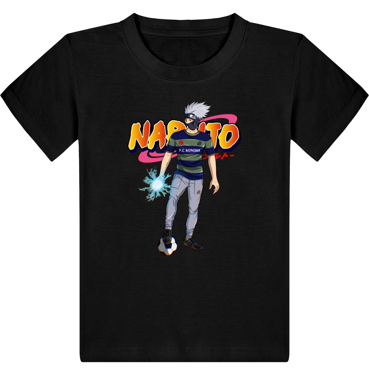 T Shirt Naruto Enfant Kakashi*