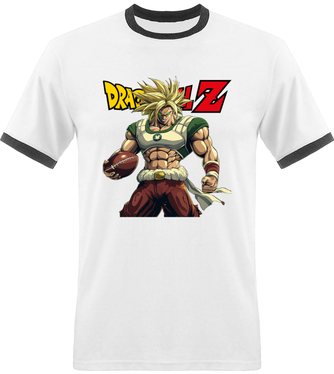 T-shirt Dragon Ball Broly avec Bordure