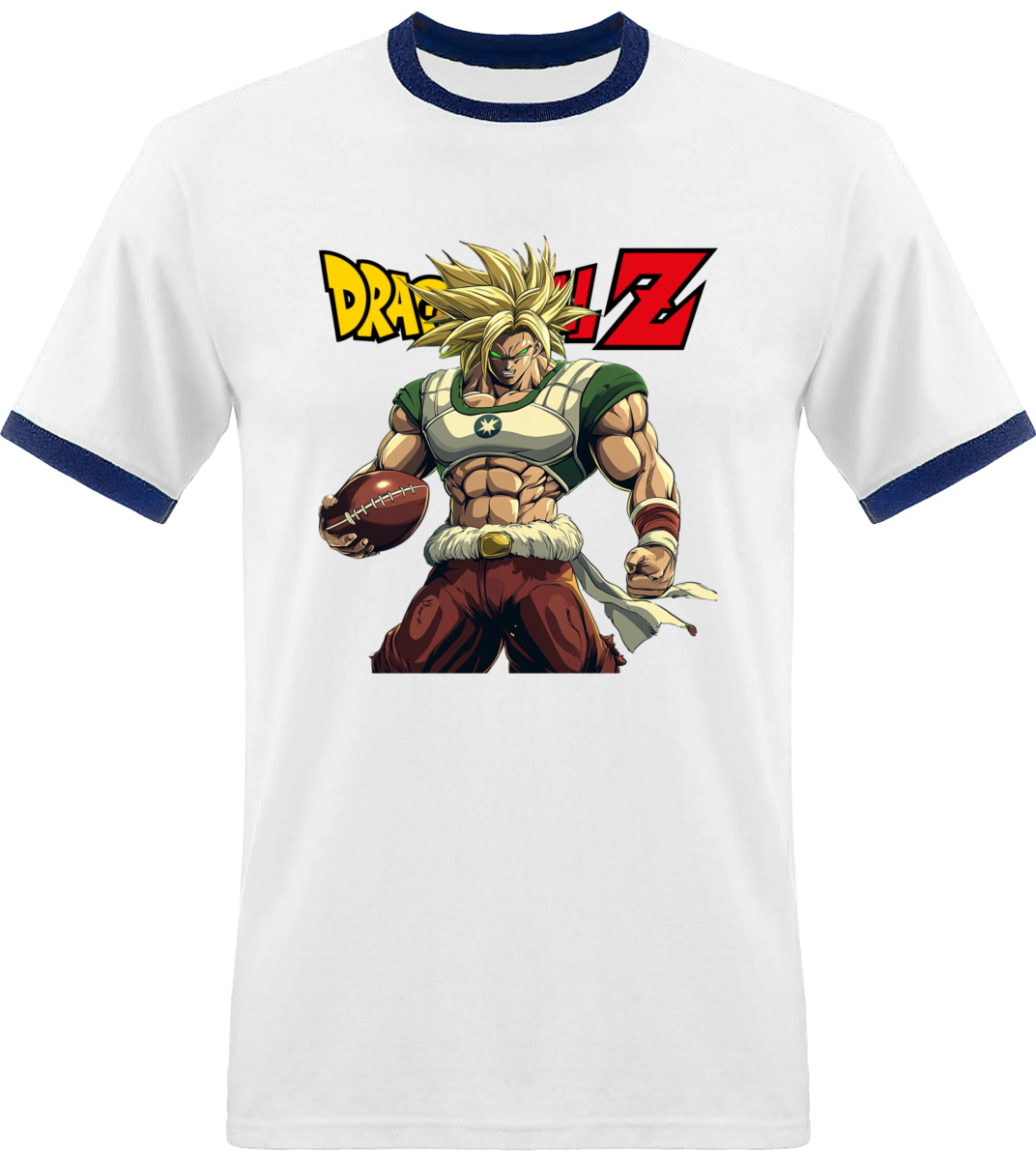 T-shirt Dragon Ball Broly avec Bordure