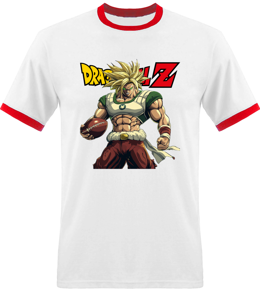 T-shirt Dragon Ball Broly avec Bordure