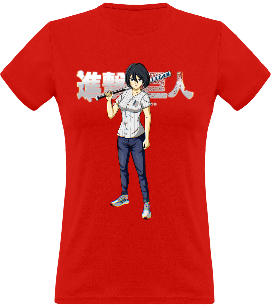 T Shirt SNK Femme Mikasa