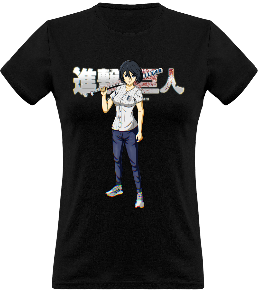 T Shirt SNK Femme Mikasa