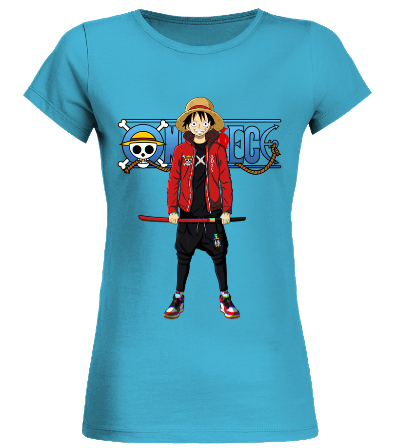 T Shirt One Piece Bio Femme Luffy