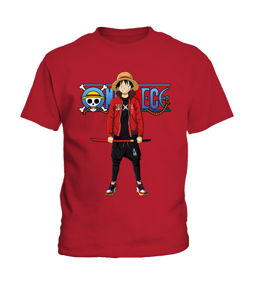 T Shirt One Piece Enfant Luffy