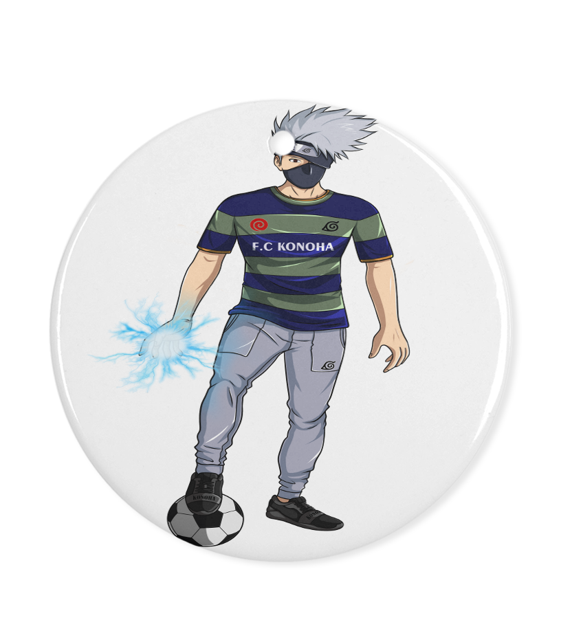 Ornement Naruto Rond Kakashi football