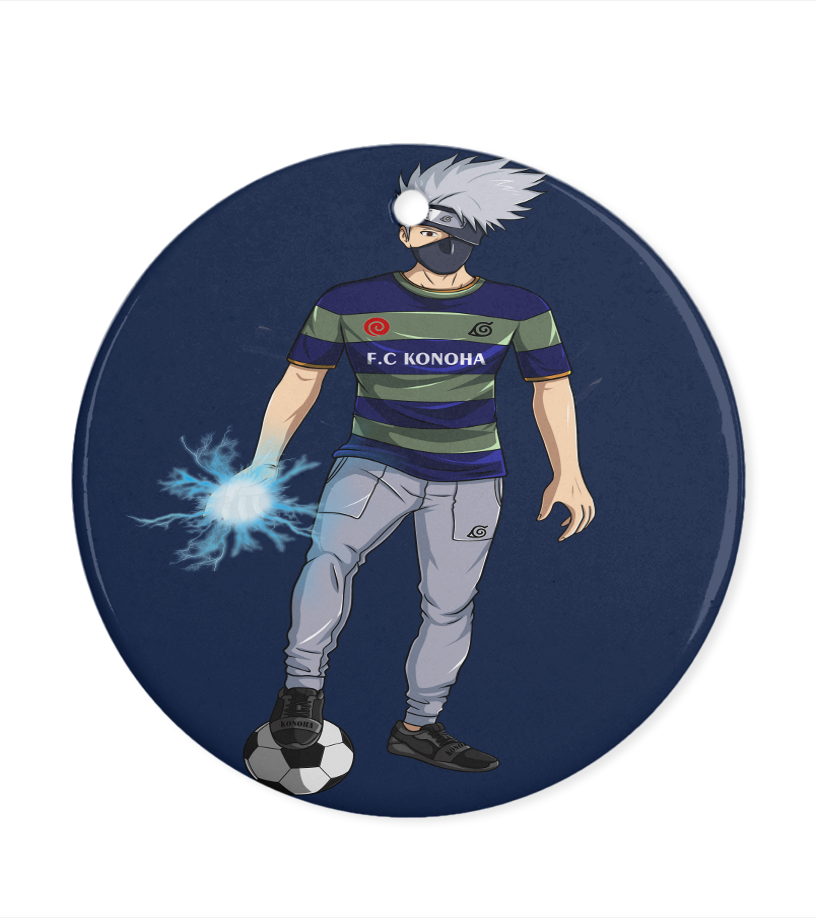 Ornement Naruto Rond Kakashi football