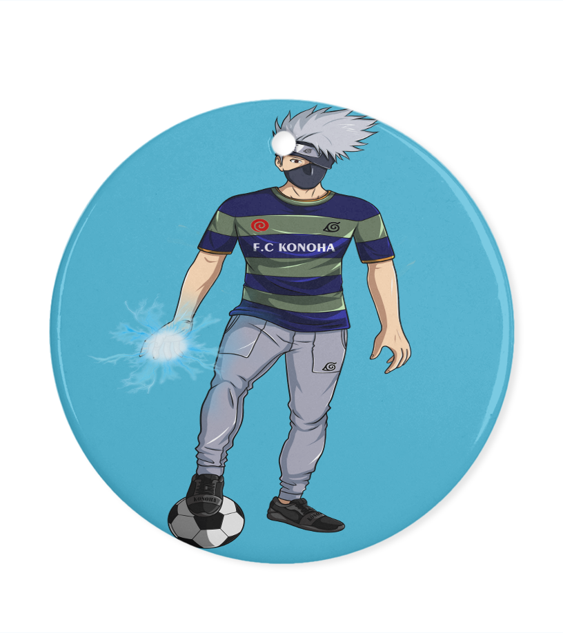 Ornement Naruto Rond Kakashi football