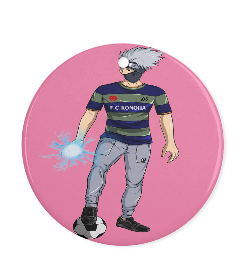 Ornement Naruto Rond Kakashi football