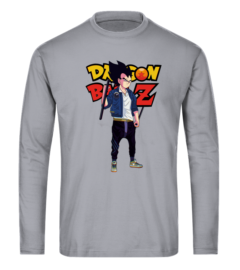 T Shirt Dragon Ball Manche Longue Bio Végeta