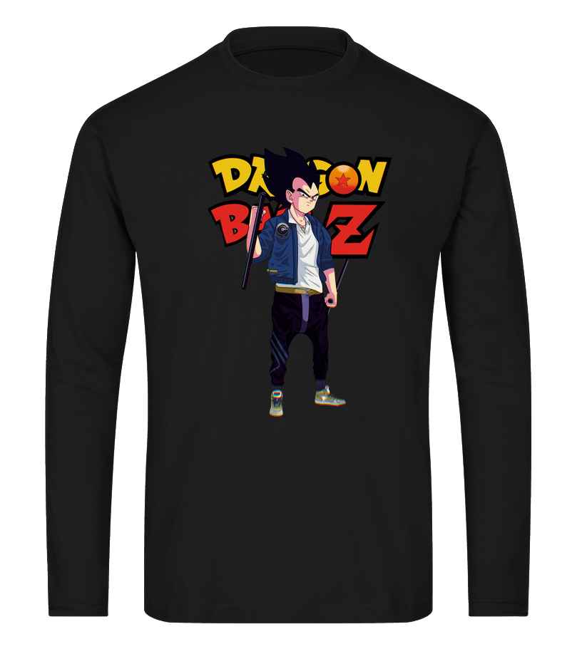 T Shirt Dragon Ball Manche Longue Bio Végeta