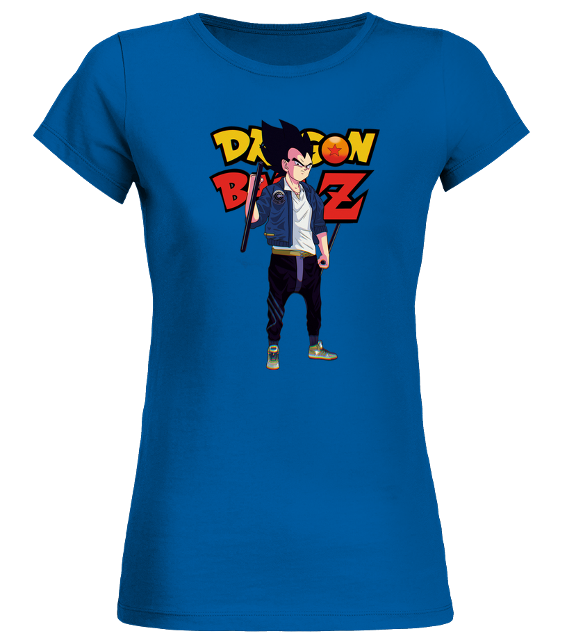 T Shirt Dragon Ball Femme Bio Vegeta