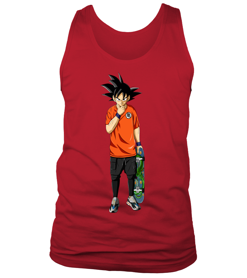 Débardeur Dragon Ball Sangoku Skateur rouge